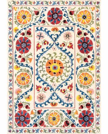 Louis De Poortere tapijt Antiquarian Suzani 9728 Origine