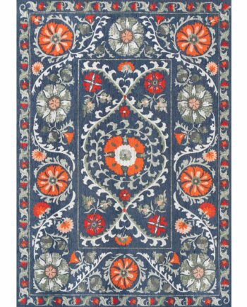 Louis De Poortere tapijt Antiquarian Suzani 9730 Nordic