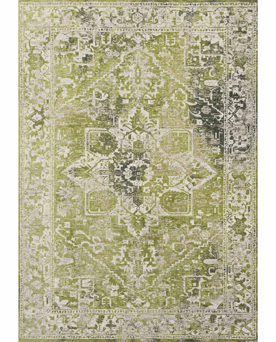 Louis De Poortere tapijt Antiquarian Tabriz 9645 Olive Wood