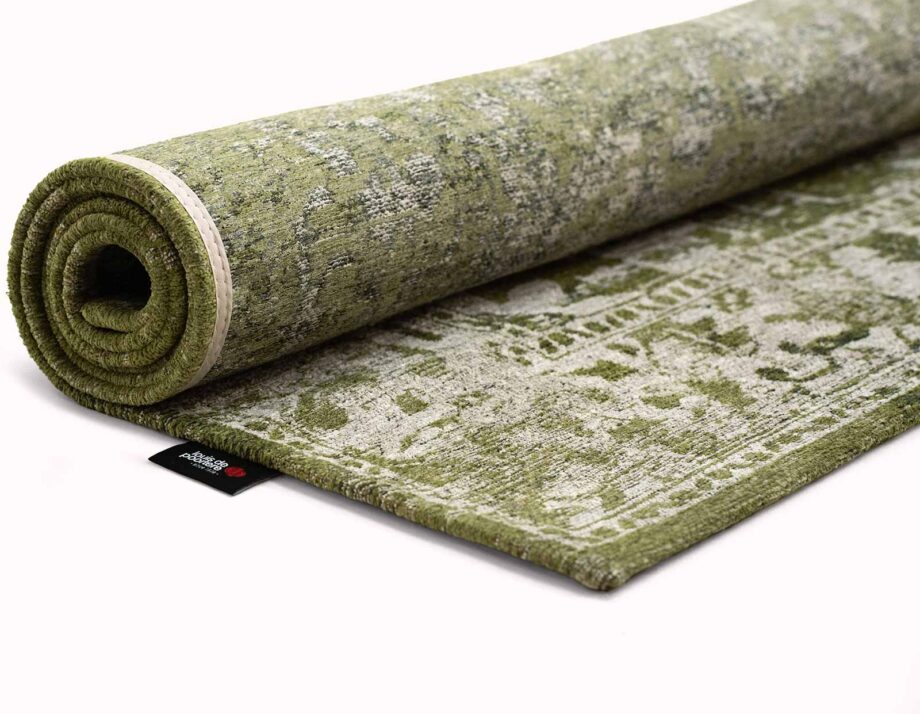 Louis De Poortere tapijt Antiquarian Tabriz 9645 Olive Wood roll