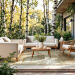 Louis De Poortere tapijt Mad Men Virgin Land 9654 Mercury outdoor