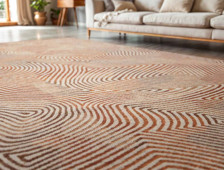 Louis De Poortere tapijt Meditation Coral 9800 Coral Indian Sand Ambiance 2