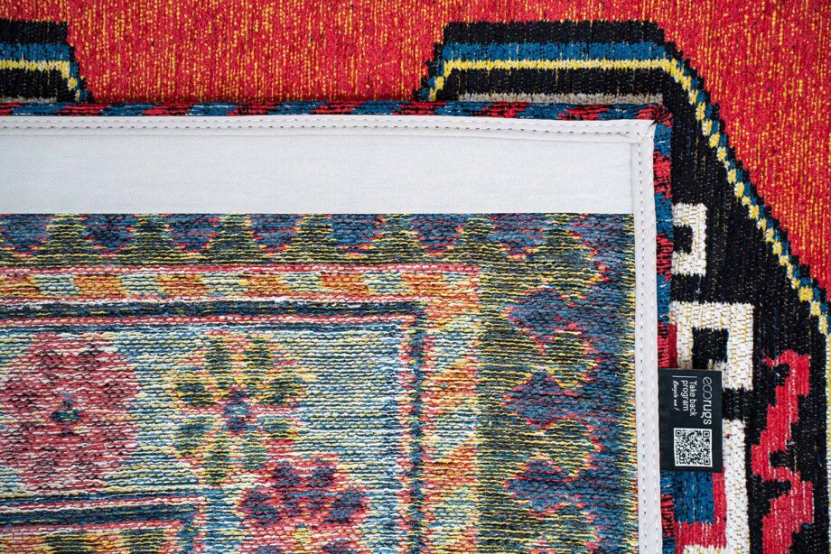 Louis De Poortere tapis Antiquarian Antalia 9844 Red Mix back
