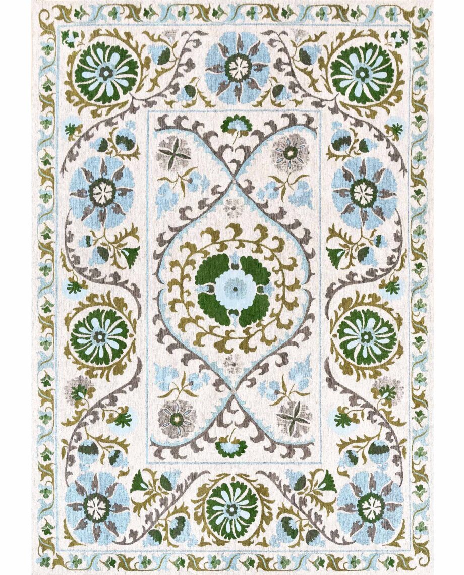 Louis De Poortere tapis Antiquarian Suzani 9732 Slavia