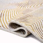Louis De Poortere tapis Meditation Coral 9799 Yellowhippy fold