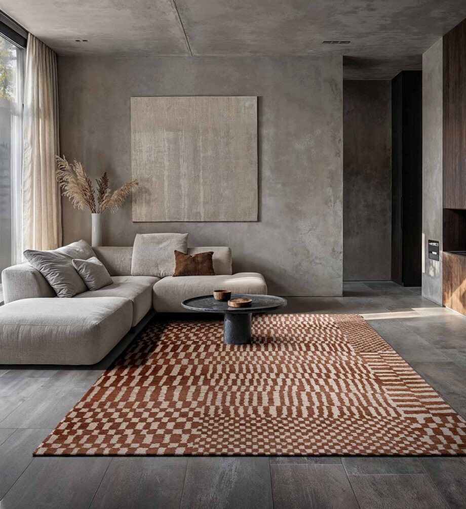 Louis De Poortere tapis Structures Berber 9653 Berber Ksar Ambiance